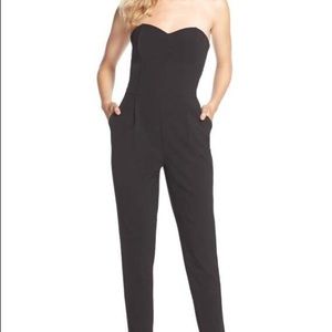 H&M Strapless Black Jumpsuit - Size 6